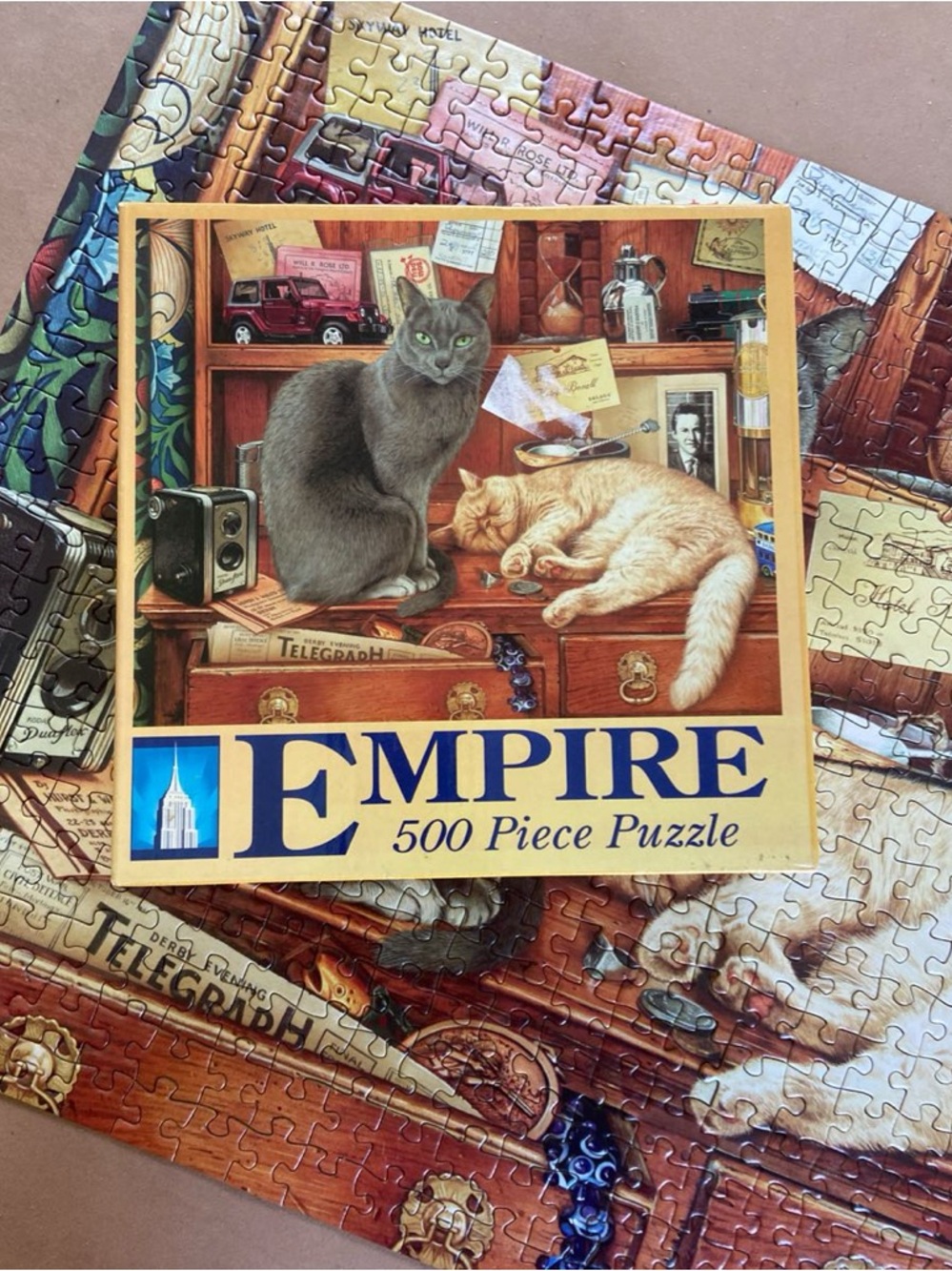 Empire 500-Piece Anna & Ted Puzzle 🎨Geoffrey Tristram Puzzle Makers